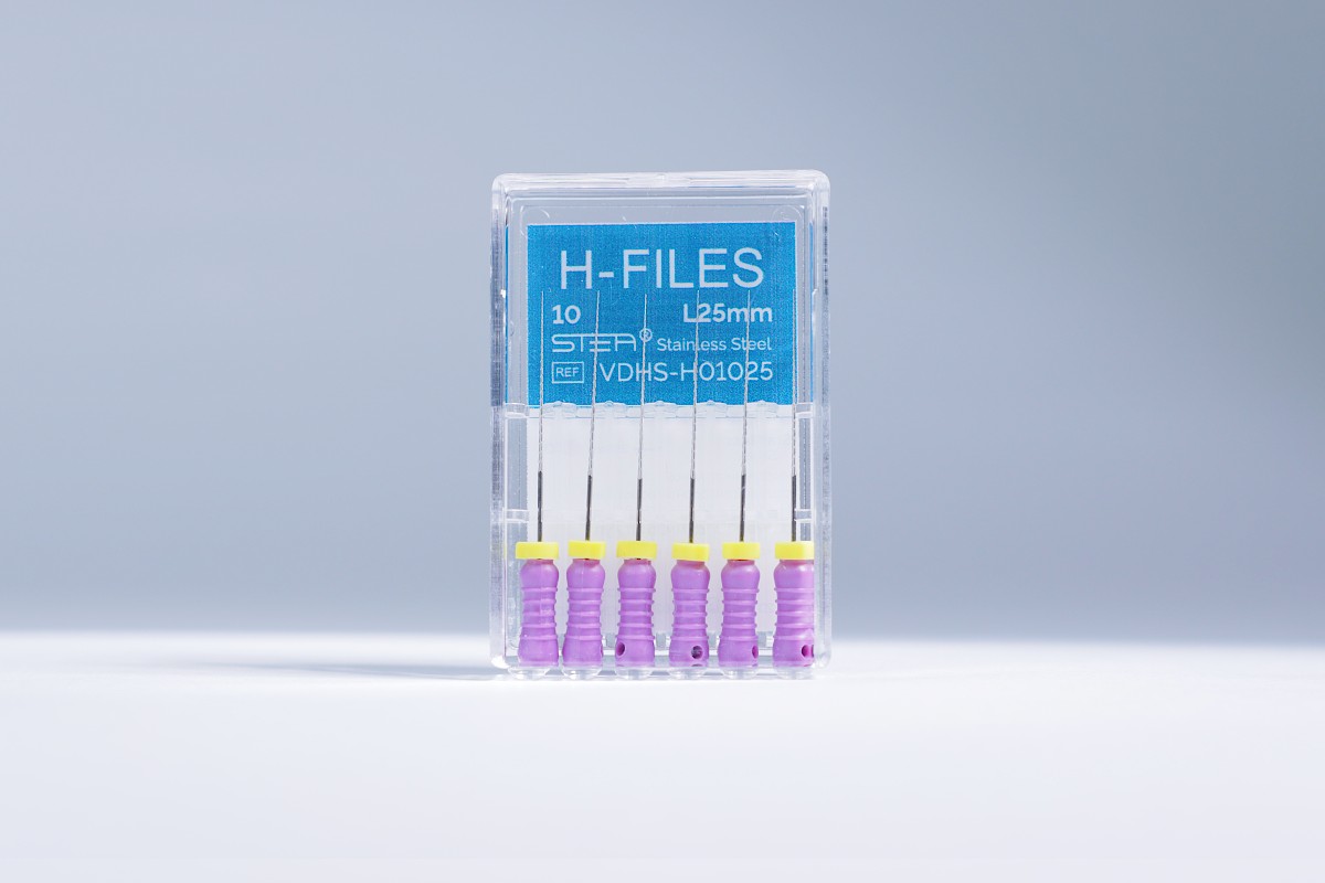 Ручные эндодонтические инструменты STEA H-Files, стальные, 25 мм, размер 10
