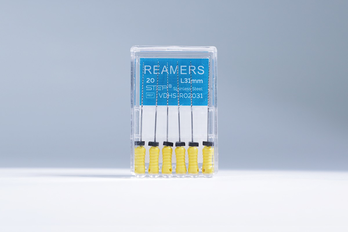 Ручные эндодонтические инструменты STEA Reamers, стальные, 31 мм, размер 20