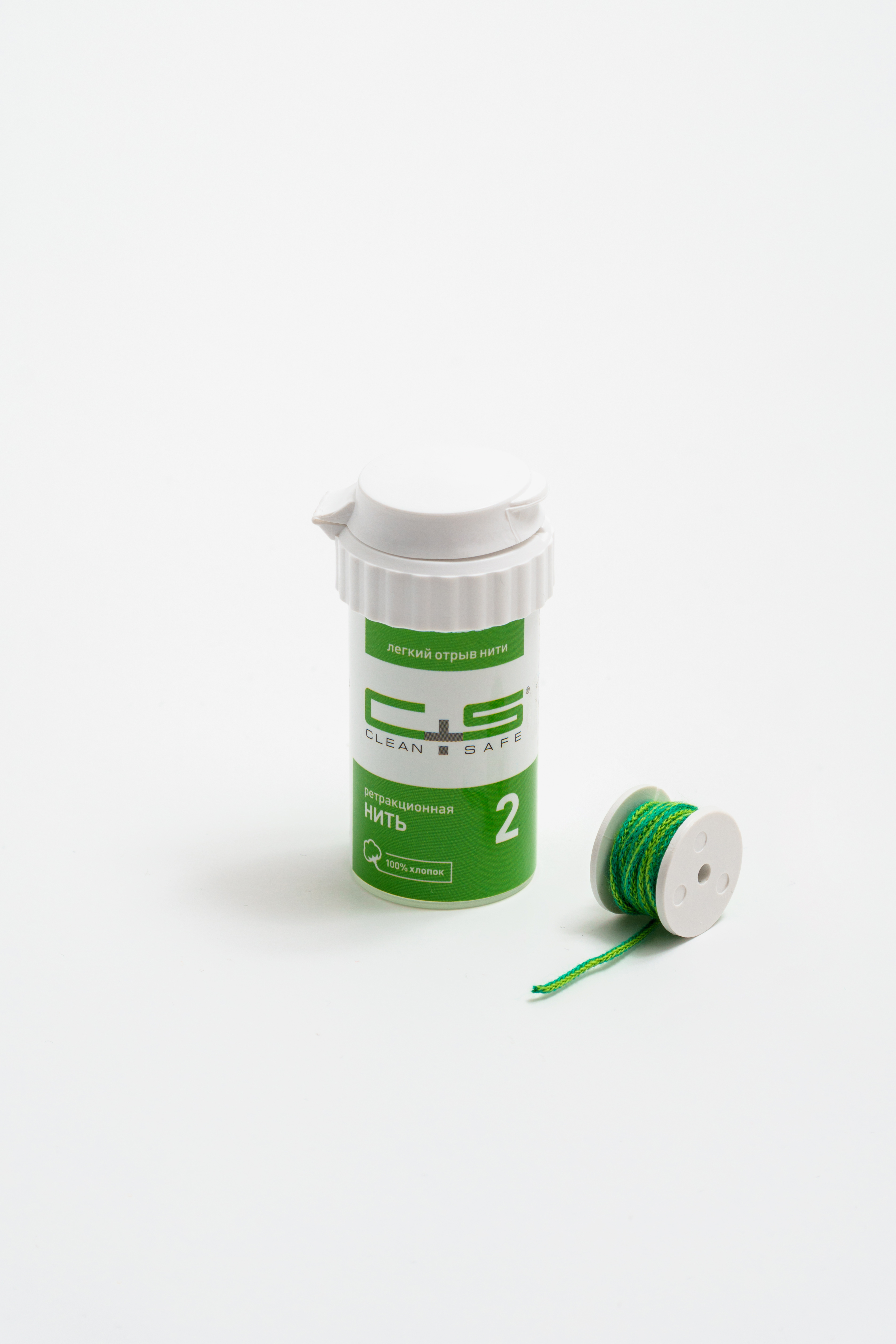 Нить стоматологическая ретракционная Clean+Safe ProfiCord, размер : 2