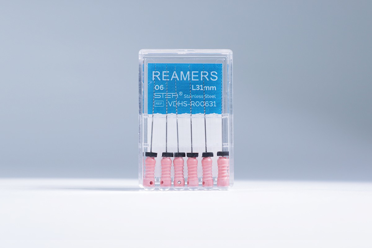 Ручные эндодонтические инструменты STEA Reamers, стальные, 31 мм, размер 06