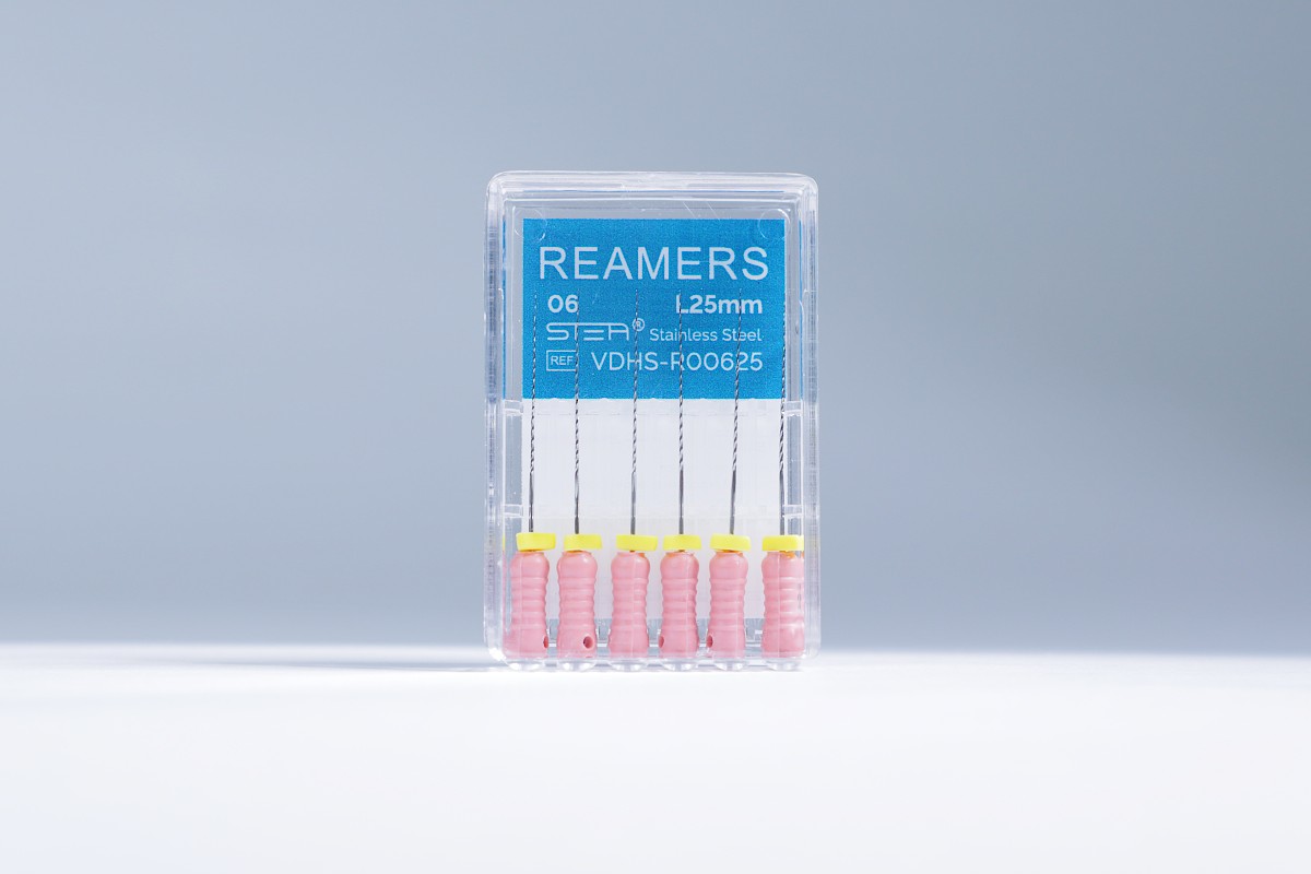 Ручные эндодонтические инструменты STEA Reamers, стальные, 25 мм, размер 06