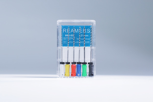 Ручные эндодонтические инструменты STEA Reamers, стальные, 31 мм, размер 45-80