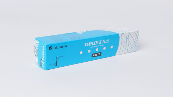 Цемент стоматологический "ESTECEM ll PLUS PASTE WHITE OPAQUE" в шприце