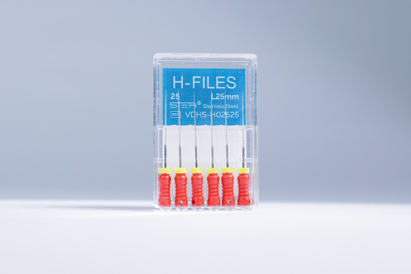 Ручные эндодонтические инструменты STEA H-Files, стальные, 25 мм, размер 25