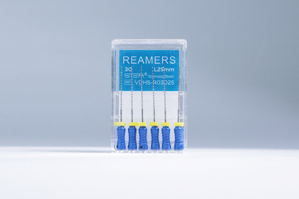 Ручные эндодонтические инструменты STEA Reamers, стальные, 25 мм, размер 30