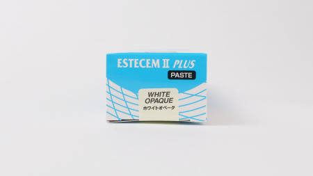 Цемент стоматологический "ESTECEM ll PLUS PASTE WHITE OPAQUE" в шприце