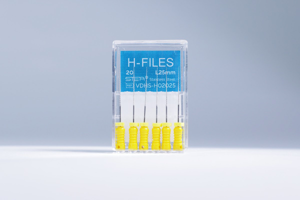 Ручные эндодонтические инструменты STEA H-Files, стальные, 25 мм, размер 20