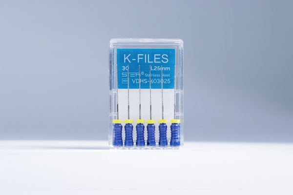 Ручные эндодонтические инструменты STEA K-Files, стальные, 25 мм, размер 30