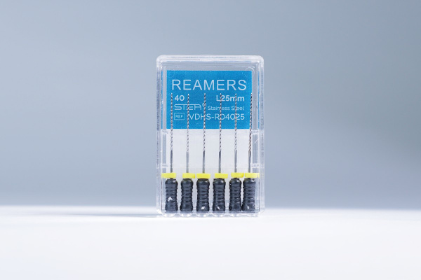 Ручные эндодонтические инструменты STEA Reamers, стальные, 25 мм, размер 40