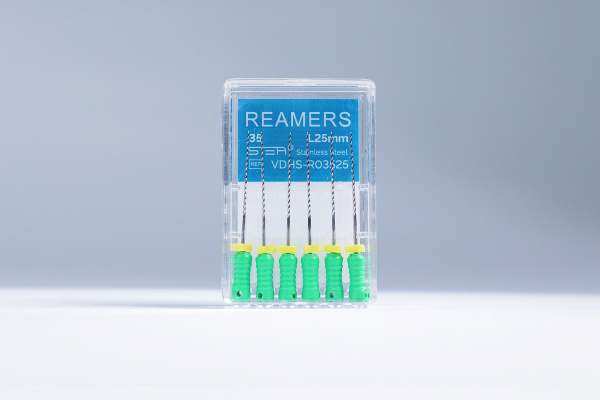 Ручные эндодонтические инструменты STEA Reamers, стальные, 25 мм, размер 35